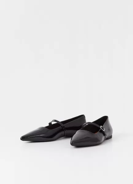 Vagabond Negro Charol Hermine Zapatos Mujer Autorización Mary Janes