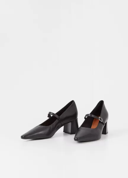 Vagabond Novedad Altea Zapatos De Tacón Negro Cuero Mujer Mary Janes