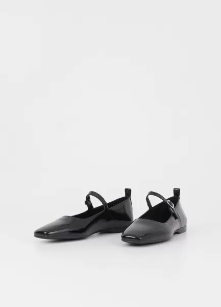 Mujer Delia Zapatos Mary Janes Vagabond Precio Reducido Negro Charol