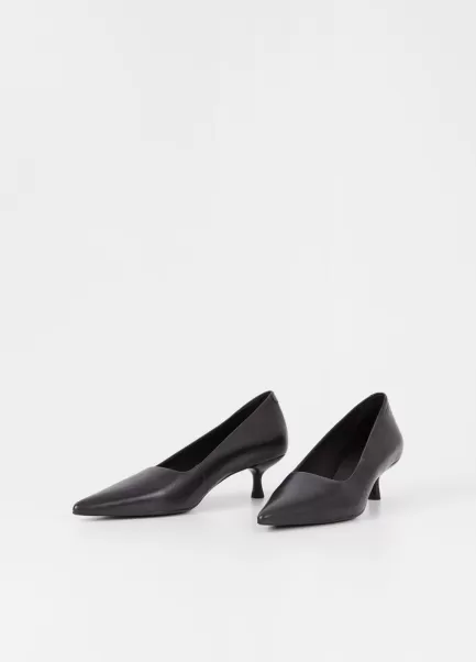 Lykke Zapatos De Tacón Vagabond Negro Cuero Zapatos De Tacón Descuento Mujer
