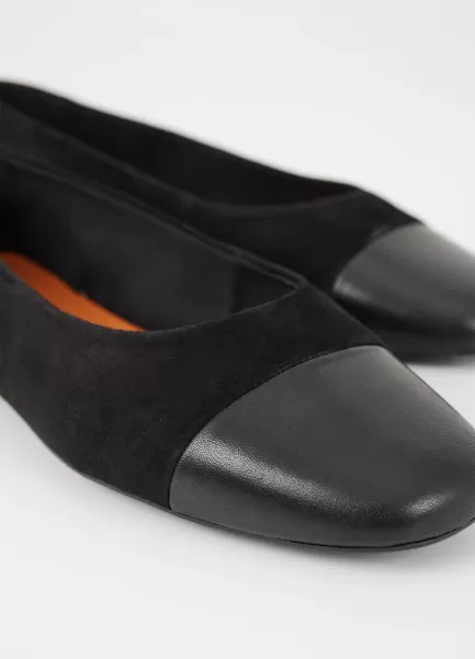 Bailarinas Jolin Zapatos Nuevo Producto Vagabond Mujer Negro Ante/Cuero