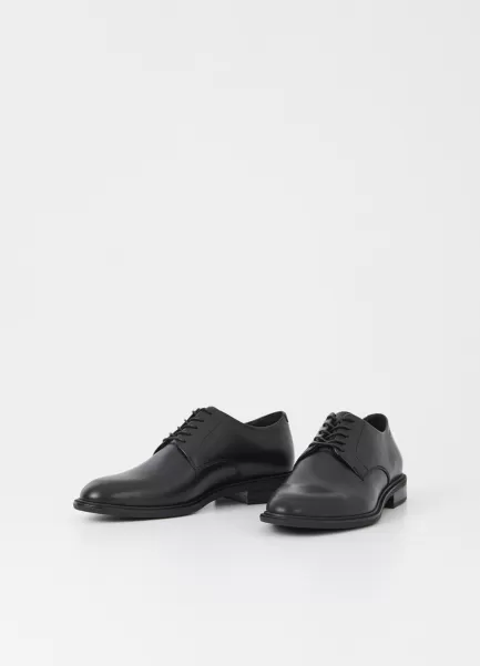Negro Cuero Zapatos Bajos Vagabond Disponible Mujer Frances 2.0 Zapatos