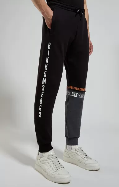 Hombre Men's Joggers With Seaport Print Black Bikkembergs Chándales