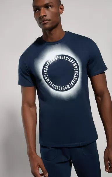 Bikkembergs Dress Blues Hombre Men's Print T-Shirt Camisetas