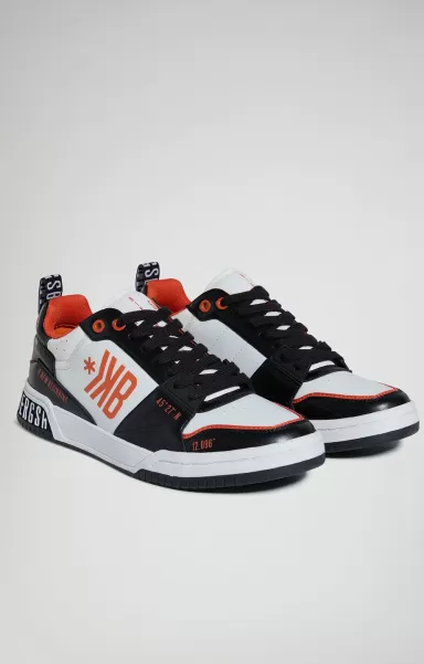 Black/Orange/White Hombre Shaq M Men's Sneakers Zapatillas Bikkembergs