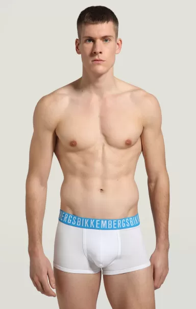 2-Pack Men's Boxers In Organic Cotton Boxers Hombre White Bikkembergs