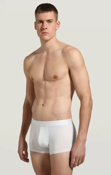 White 2-Pack Men's Boxers In Stretch Bamboo Fibre Hombre Bikkembergs Boxers