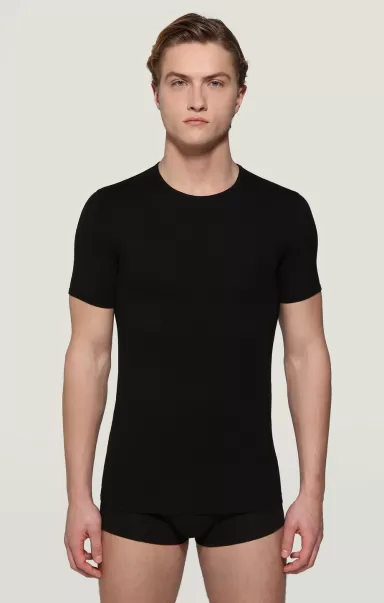 Camisetas Bikkembergs Black Hombre 2-Pack Men's Undershirt