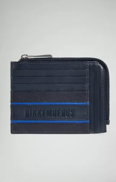 Bikkembergs Blue Hombre Compact Men's Wallet Carteras