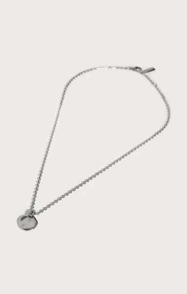Bikkembergs Men's Necklace With Medal Pendant And Diamond White Joyería Hombre