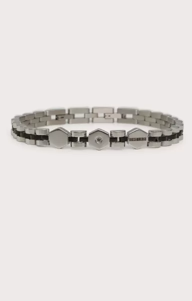 Men’s Chain Bracelet With Diamond Bikkembergs 086 Joyería Hombre
