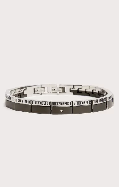 019 Bikkembergs Men's Bracelet With Diamond Joyería Hombre
