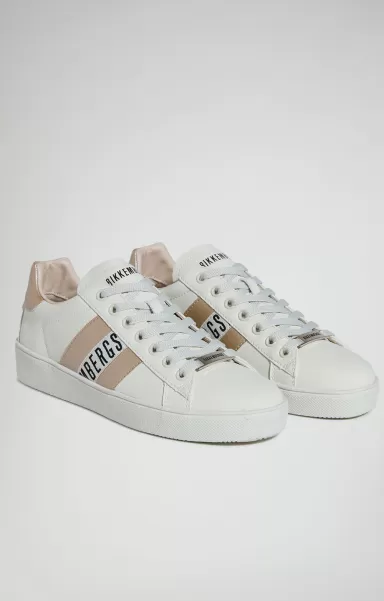 Zapatillas Bikkembergs Recoba Women's Sneakers Off White/Gold Mujer