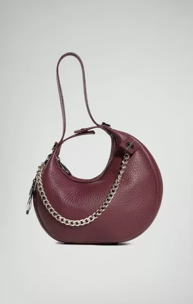 Mujer Bikkembergs Burgundi Bkk Star Women's Leather Mini Bag Bolsos