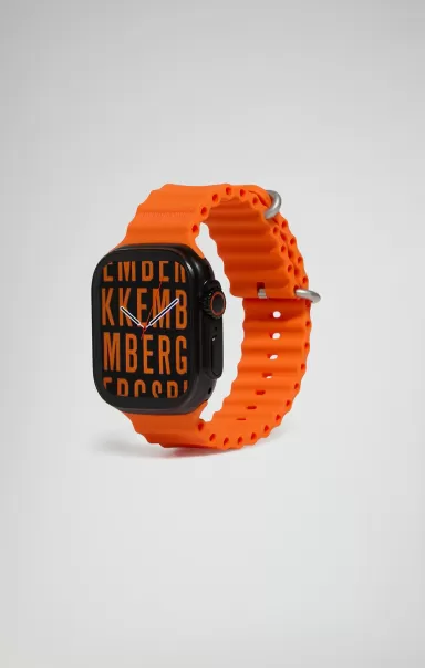 Mujer Smartwatch With 180 Sports Functions Black/Orange Relojes Bikkembergs
